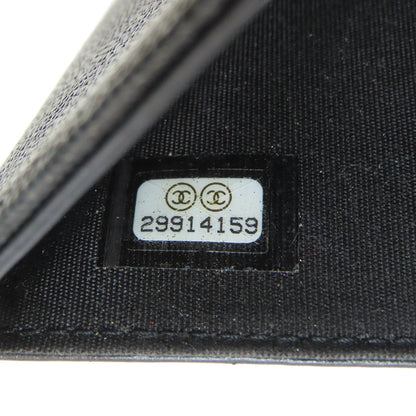 CHANEL シャネル マトラッセ 三つ折り財布 二つ折り財布（小銭入れあり） グレインド カーフスキン レディース 中古