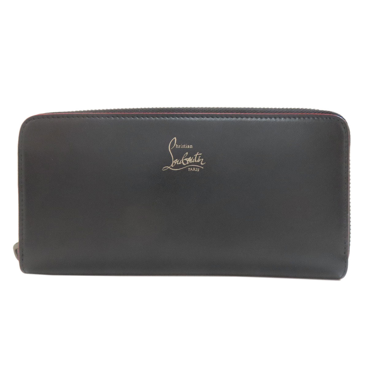 Christian Louboutin クリスチャンルブタン ロゴ 長財布（小銭入れあり） レザー レディース 中古