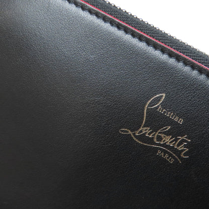 Christian Louboutin クリスチャンルブタン ロゴ 長財布（小銭入れあり） レザー レディース 中古