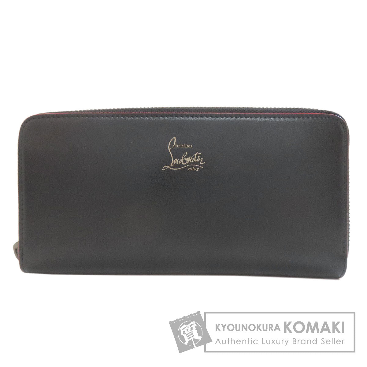 Christian Louboutin クリスチャンルブタン ロゴ 長財布（小銭入れあり） レザー レディース 中古