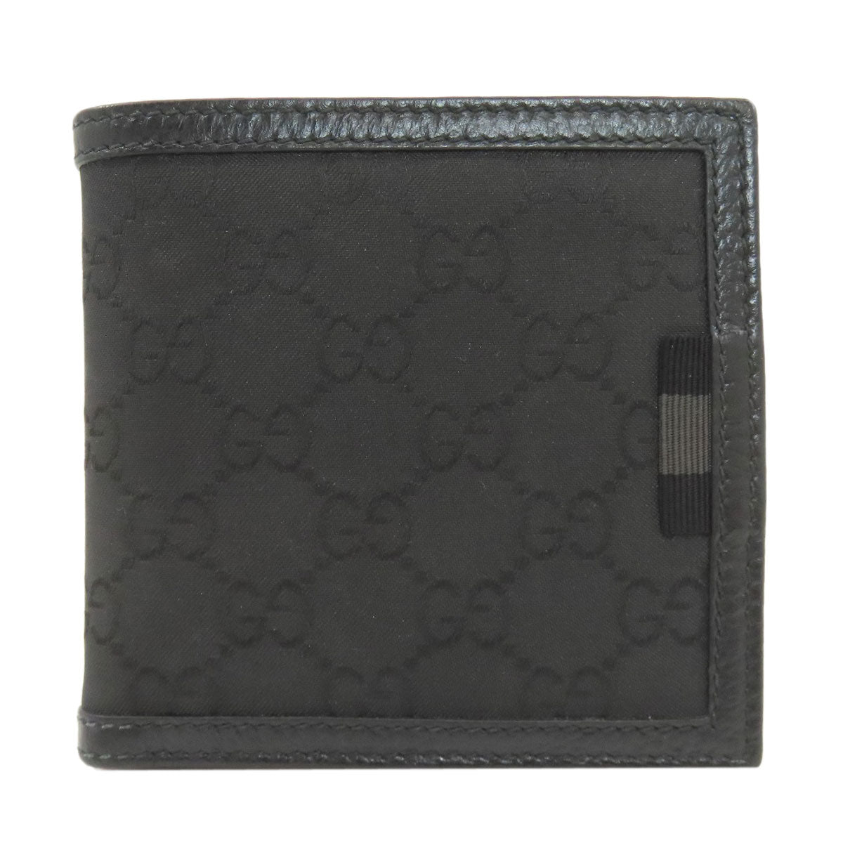 GUCCI グッチ 150413 アウトレット GG 二つ折り財布（小銭入れあり） ナイロン レディース 中古
