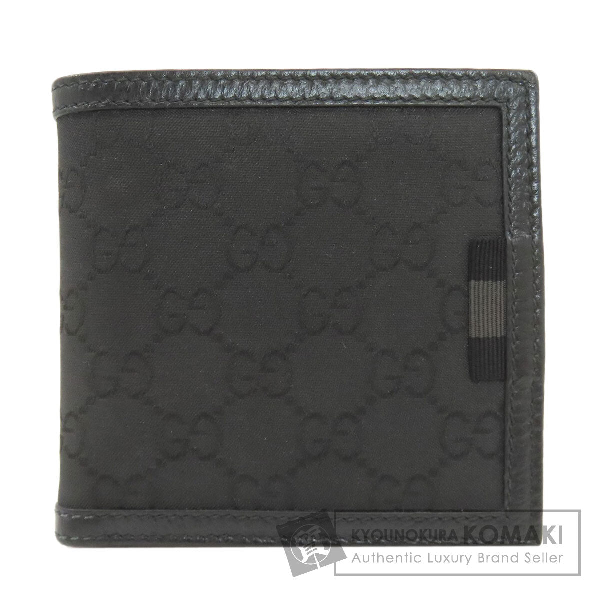 GUCCI グッチ 150413 アウトレット GG 二つ折り財布（小銭入れあり） ナイロン レディース 中古