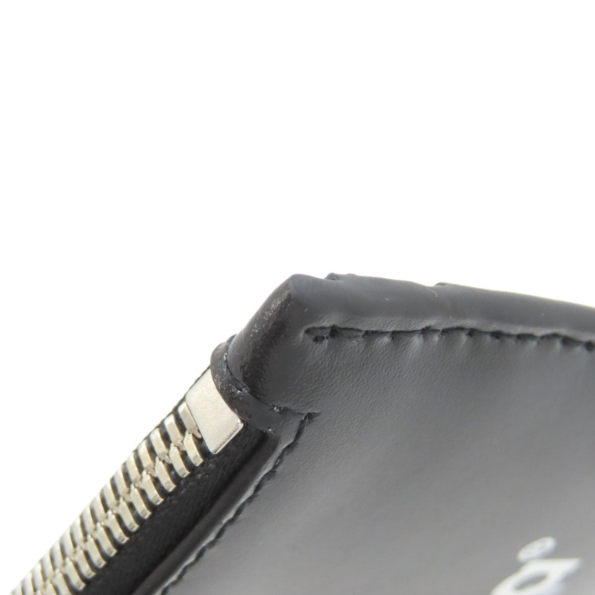 BALENCIAGA バレンシアガ 640535 ロゴプリント カードケース レザー レディース 中古