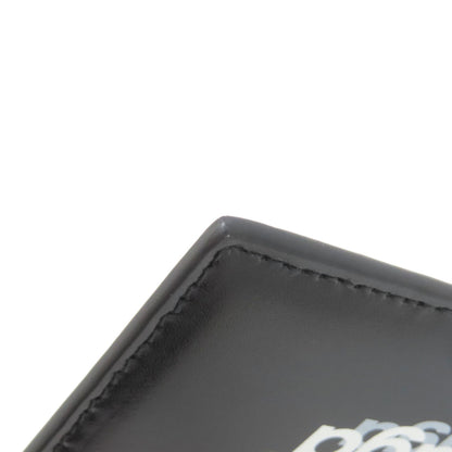 BALENCIAGA バレンシアガ 640535 ロゴプリント カードケース レザー レディース 中古