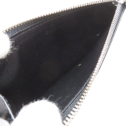 BALENCIAGA バレンシアガ 640535 ロゴプリント カードケース レザー レディース 中古