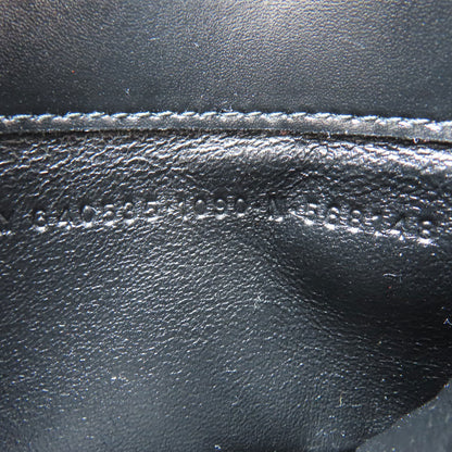 BALENCIAGA バレンシアガ 640535 ロゴプリント カードケース レザー レディース 中古