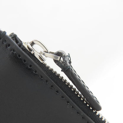 BALENCIAGA バレンシアガ 640535 ロゴプリント カードケース レザー レディース 中古