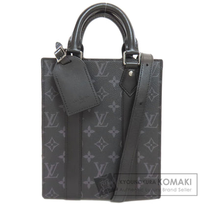 LOUIS VUITTON ルイヴィトン M46453 サックプラ MINI ハンドバッグ モノグラムエクリプス レディース 中古