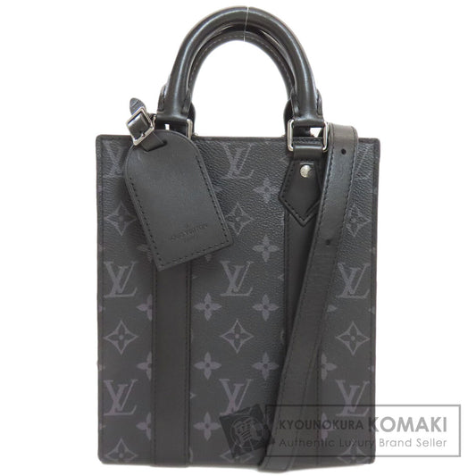 LOUIS VUITTON ルイヴィトン M46453 サックプラ MINI ハンドバッグ モノグラムエクリプス レディース 中古