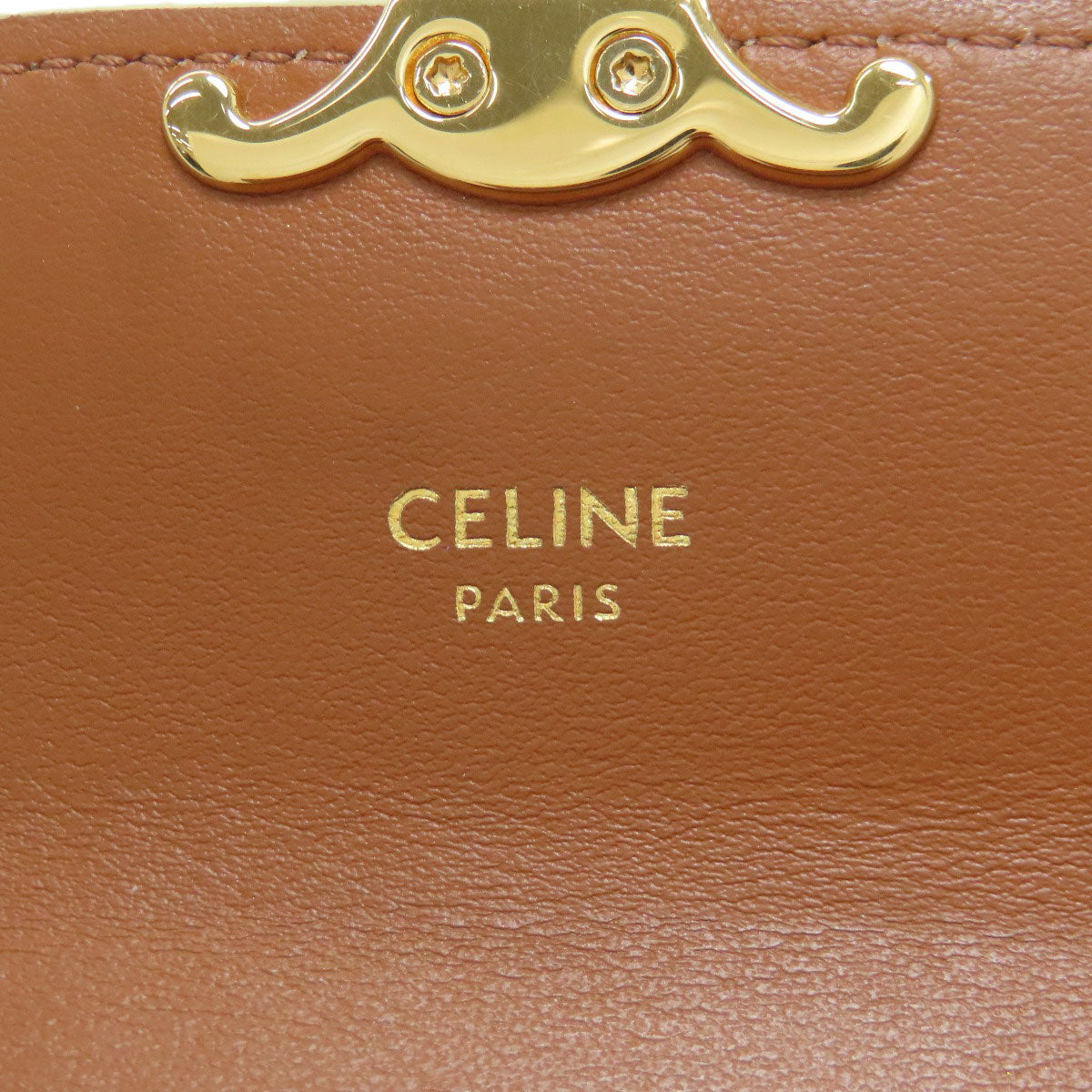 CELINE セリーヌ マカダム柄 三つ折り財布 二つ折り財布（小銭入れあり） レザー レディース 中古