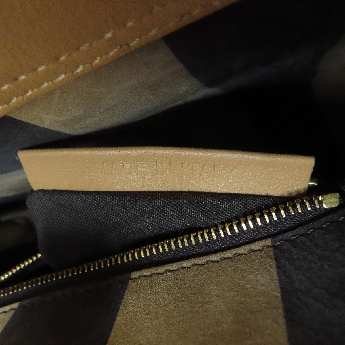 FENDI フェンディ ピーカブー ミニ フラワー 2WAY ハンドバッグ カーフ レディース 中古