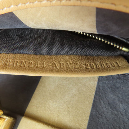 FENDI フェンディ ピーカブー ミニ フラワー 2WAY ハンドバッグ カーフ レディース 中古