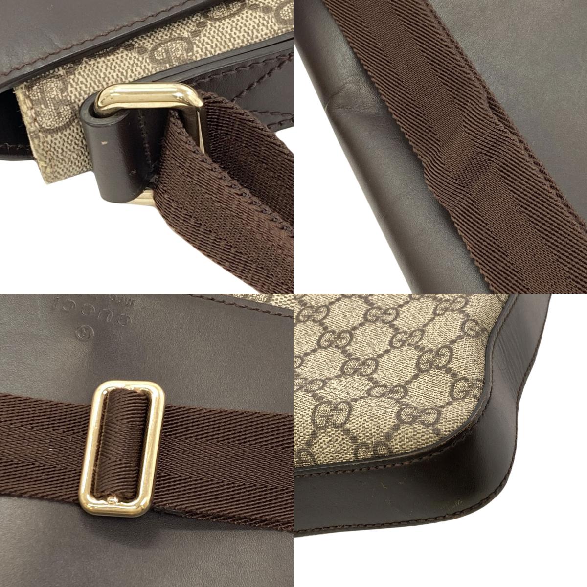 GUCCI グッチ 353429 GGスプリーム ショルダーバッグ PVC レディース 中古