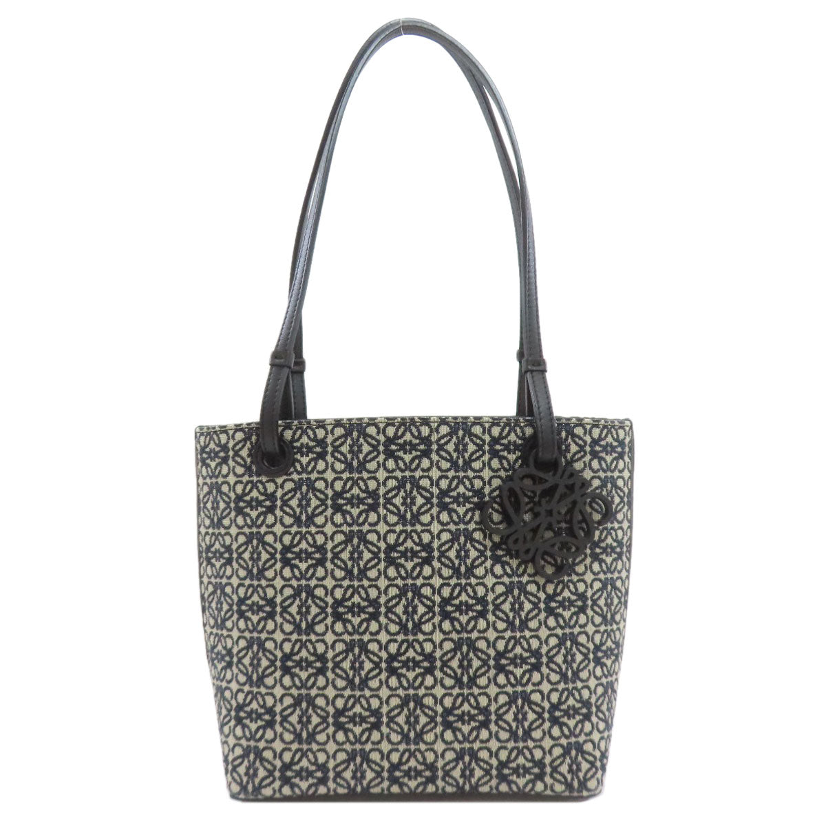 LOEWE ロエベ アナグラム トートバッグ キャンバス レディース 中古