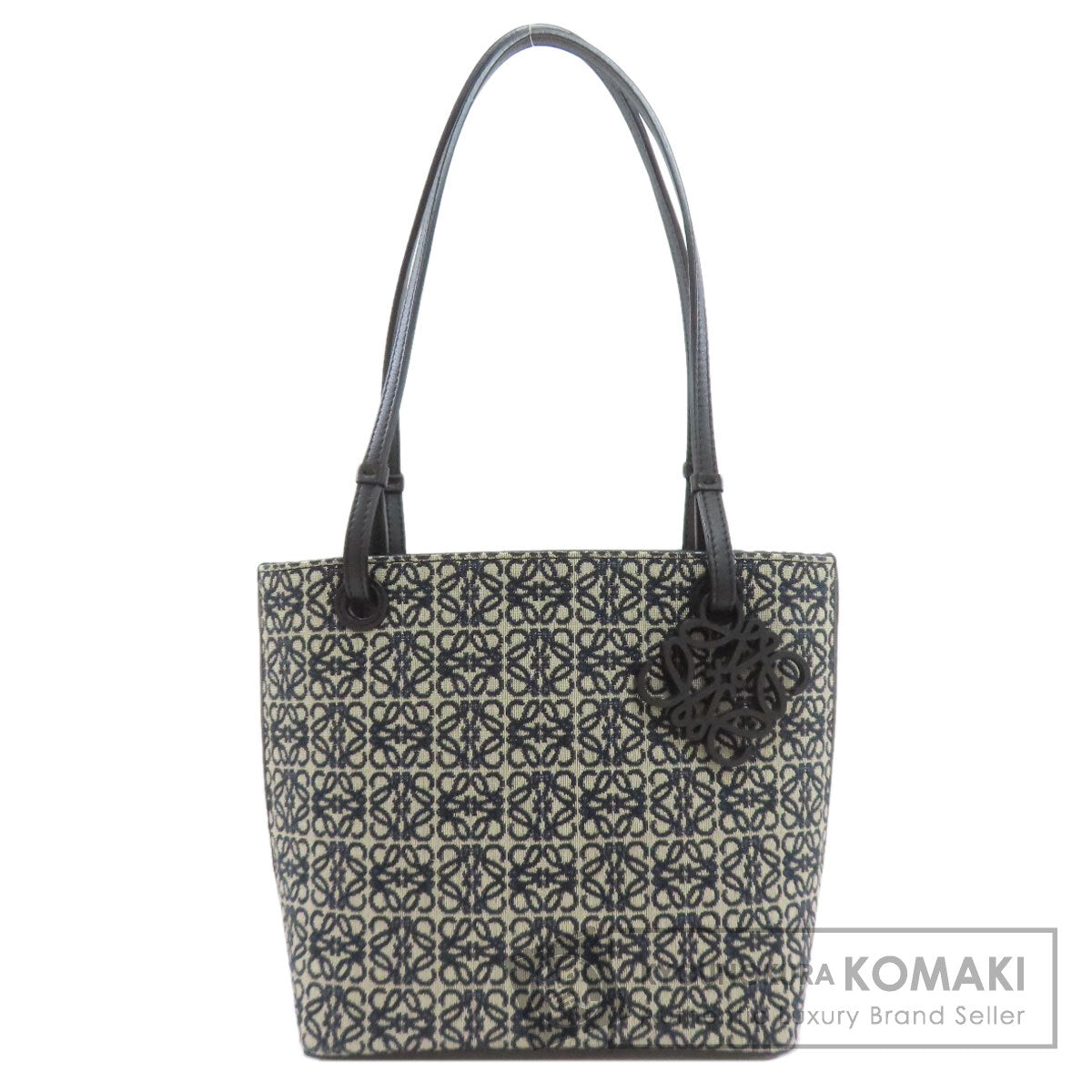 LOEWE ロエベ アナグラム トートバッグ キャンバス レディース 中古