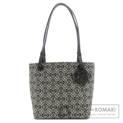 LOEWE ロエベ アナグラム トートバッグ キャンバス レディース 中古
