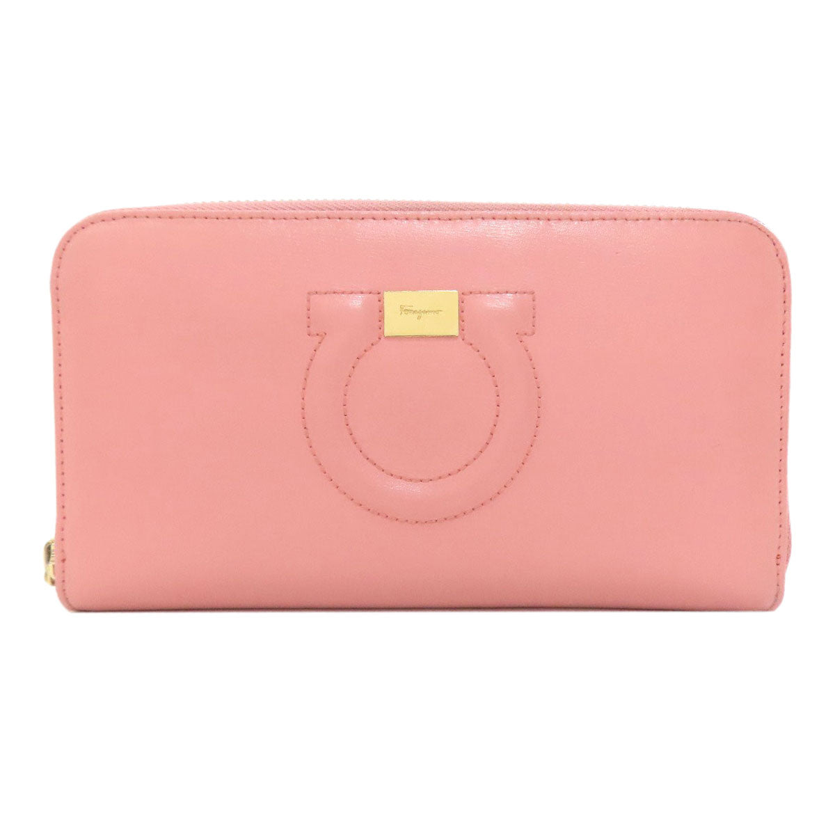 Salvatore Ferragamo サルヴァトーレフェラガモ ガンチーニ 長財布（小銭入れあり） レザー レディース 中古