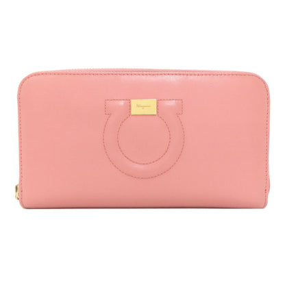 Salvatore Ferragamo サルヴァトーレフェラガモ ガンチーニ 長財布（小銭入れあり） レザー レディース 中古