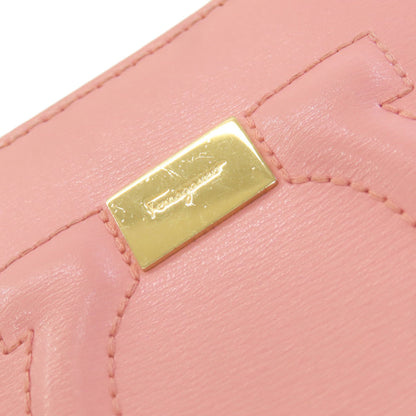 Salvatore Ferragamo サルヴァトーレフェラガモ ガンチーニ 長財布（小銭入れあり） レザー レディース 中古