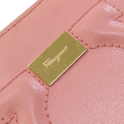 Salvatore Ferragamo サルヴァトーレフェラガモ ガンチーニ 長財布（小銭入れあり） レザー レディース 中古