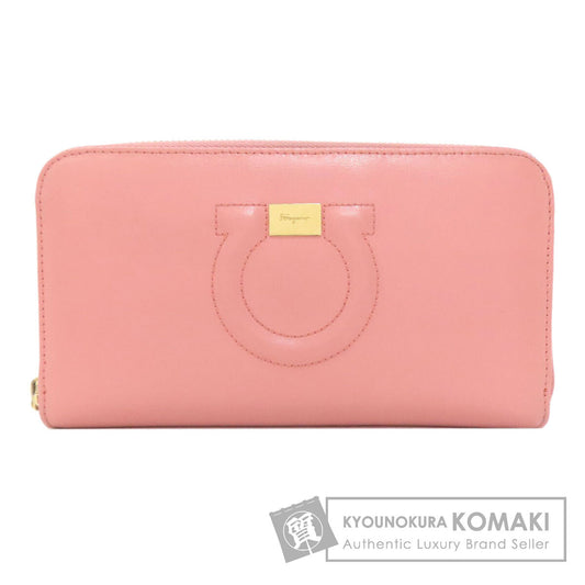 Salvatore Ferragamo サルヴァトーレフェラガモ ガンチーニ 長財布（小銭入れあり） レザー レディース 中古