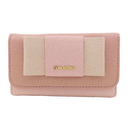 MIUMIU ミュウミュウ リボン キーケース レザー レディース 中古