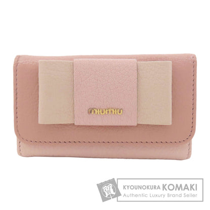 MIUMIU ミュウミュウ リボン キーケース レザー レディース 中古