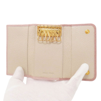 MIUMIU ミュウミュウ リボン キーケース レザー レディース 中古