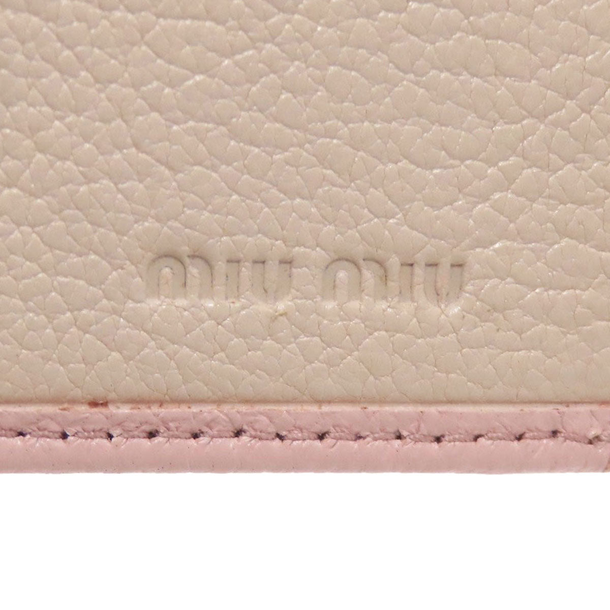 MIUMIU ミュウミュウ リボン キーケース レザー レディース 中古