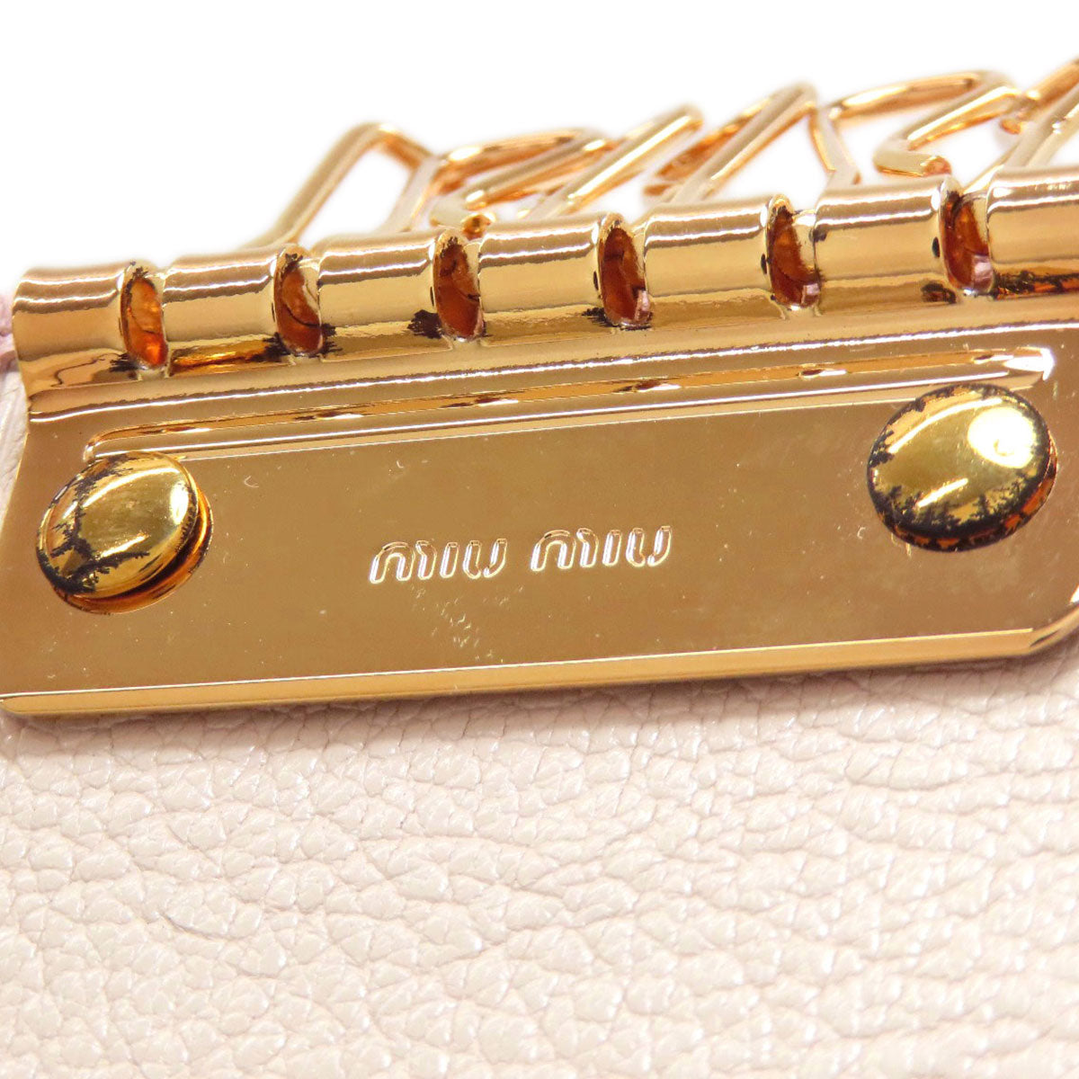 MIUMIU ミュウミュウ リボン キーケース レザー レディース 中古
