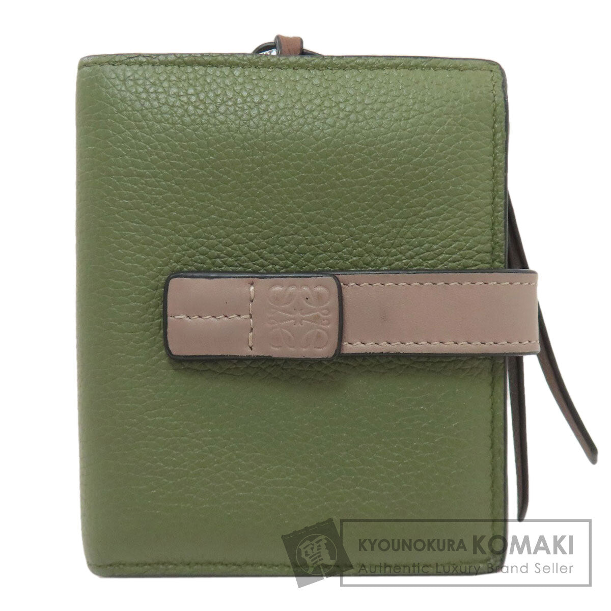 LOEWE ロエベ バーティカル 二つ折り財布（小銭入れあり） レザー レディース 中古