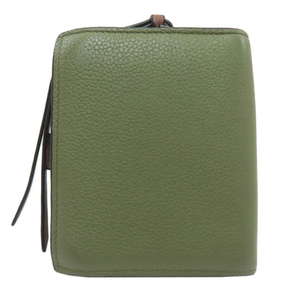 LOEWE ロエベ バーティカル 二つ折り財布（小銭入れあり） レザー レディース 中古