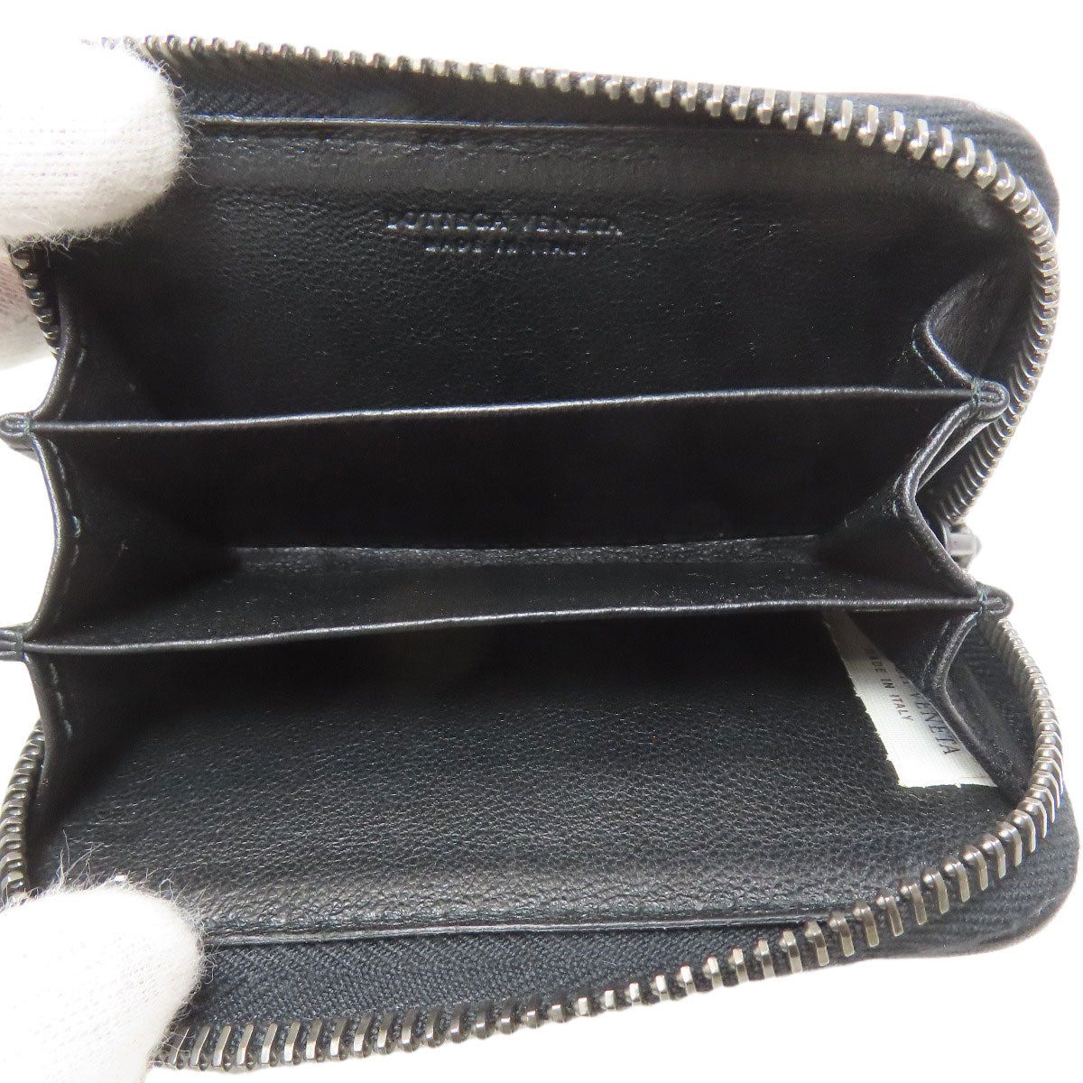 BOTTEGA VENETA ボッテガヴェネタ イントレチャート コインケース レザー レディース 中古