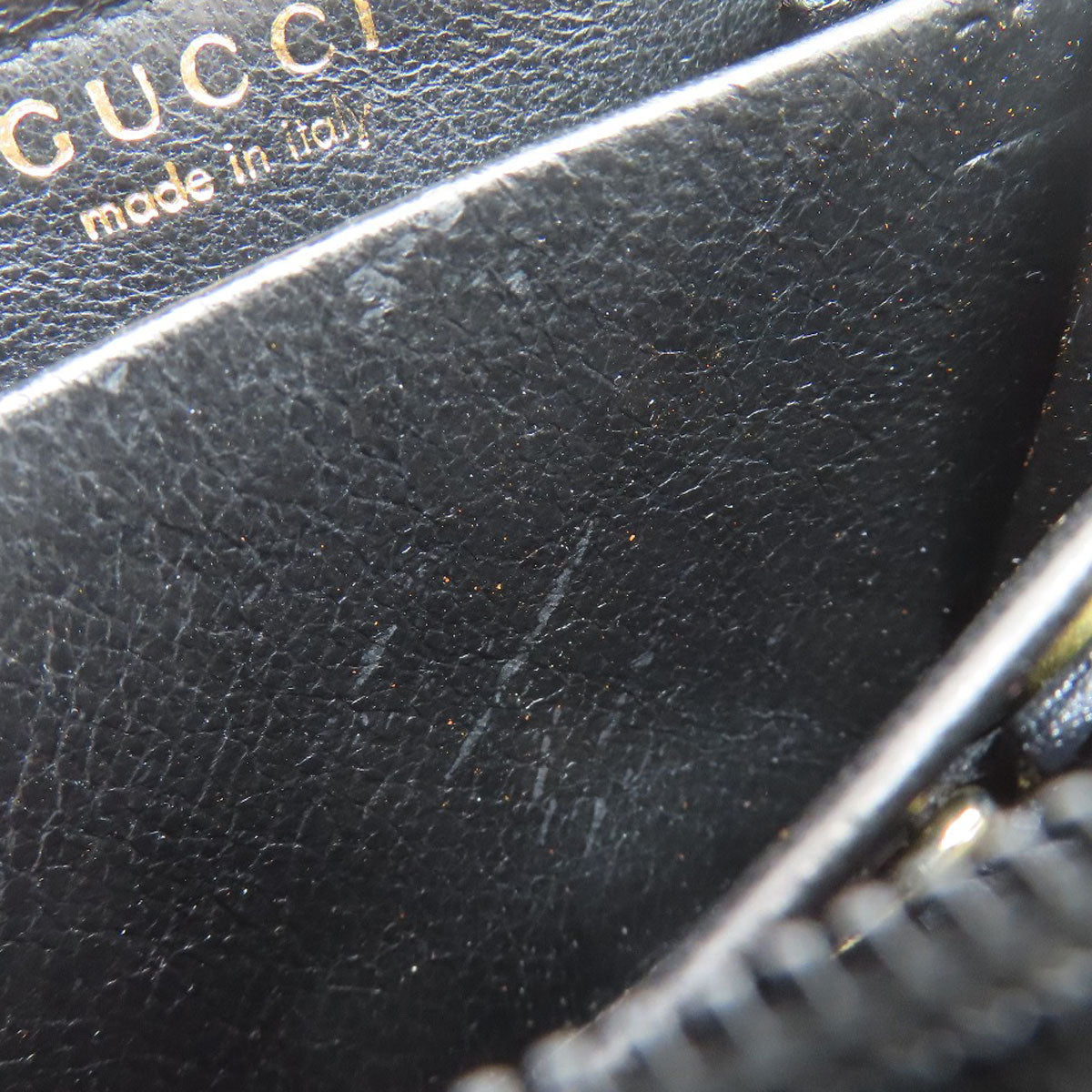GUCCI グッチ 030・2888・1373・0 キーフック付き コインケース レザー レディース 中古