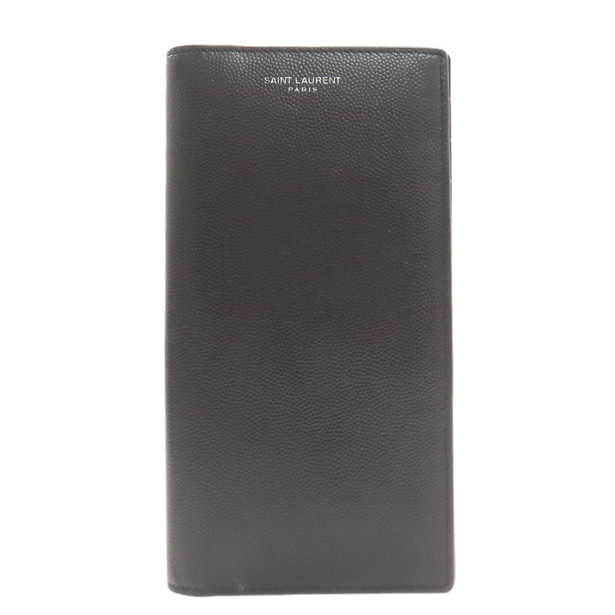 YVES SAINT LAURENT イヴ・サンローラン ロゴ 長財布（小銭入れあり） レザー レディース 中古