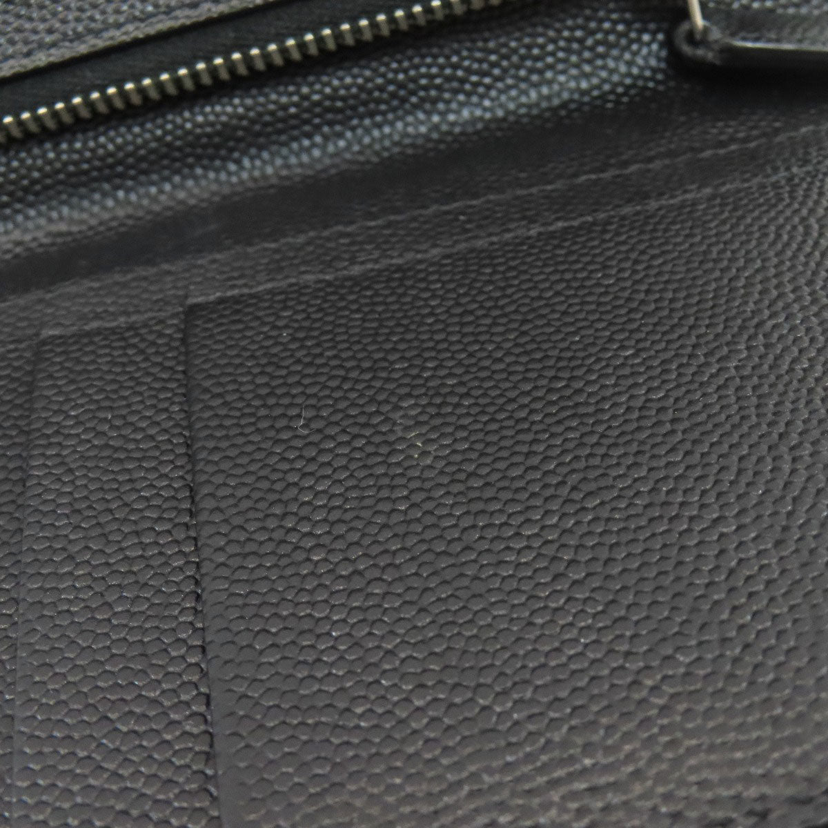 YVES SAINT LAURENT イヴ・サンローラン ロゴ 長財布（小銭入れあり） レザー レディース 中古
