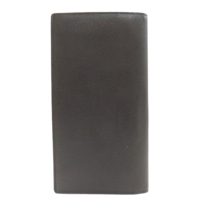 YVES SAINT LAURENT イヴ・サンローラン ロゴ 長財布（小銭入れあり） レザー レディース 中古