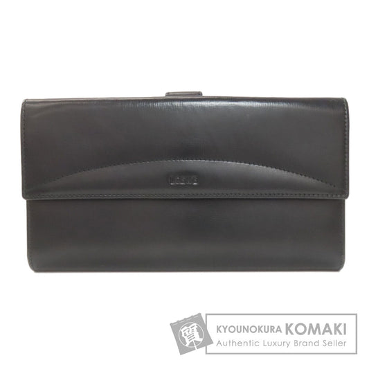 LOEWE ロエベ ロゴ 長財布（小銭入れあり） レザー レディース 中古