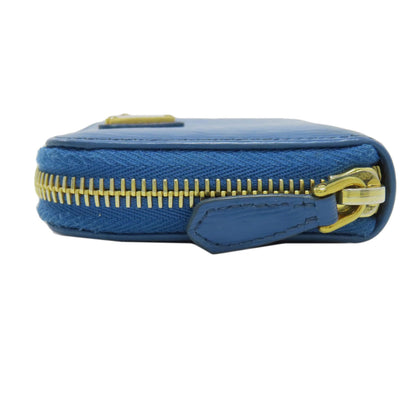 PRADA プラダ ロゴ金具 コインケース レザー レディース 中古