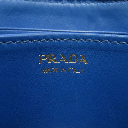 PRADA プラダ ロゴ金具 コインケース レザー レディース 中古
