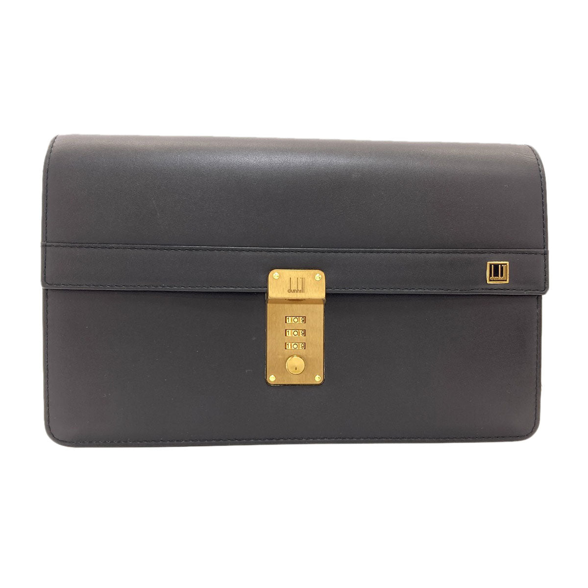 Dunhill ダンヒル ロゴ セカンドバッグ レザー メンズ 中古