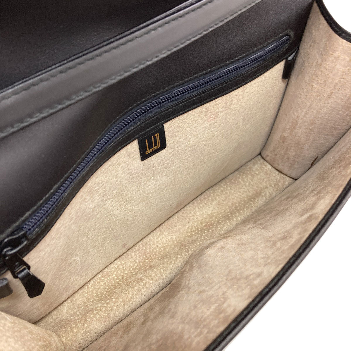 Dunhill ダンヒル ロゴ セカンドバッグ レザー メンズ 中古