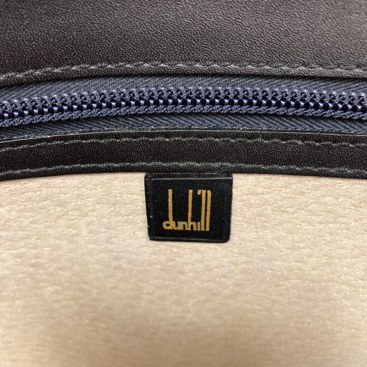 Dunhill ダンヒル ロゴ セカンドバッグ レザー メンズ 中古