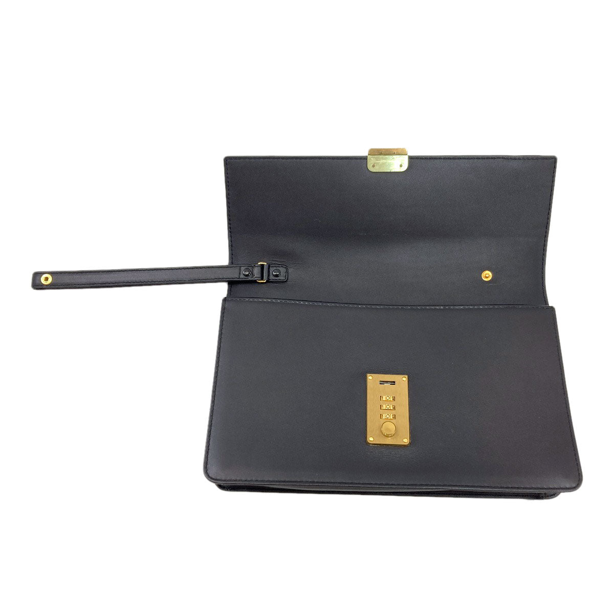Dunhill ダンヒル ロゴ セカンドバッグ レザー メンズ 中古