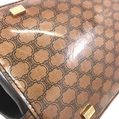 CELINE セリーヌ マカダム トートバッグ エナメル レディース 中古