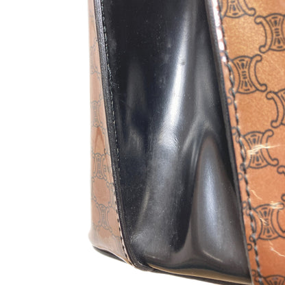 CELINE セリーヌ マカダム トートバッグ エナメル レディース 中古