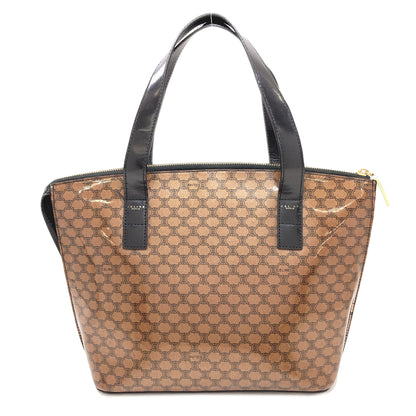 CELINE セリーヌ マカダム トートバッグ エナメル レディース 中古