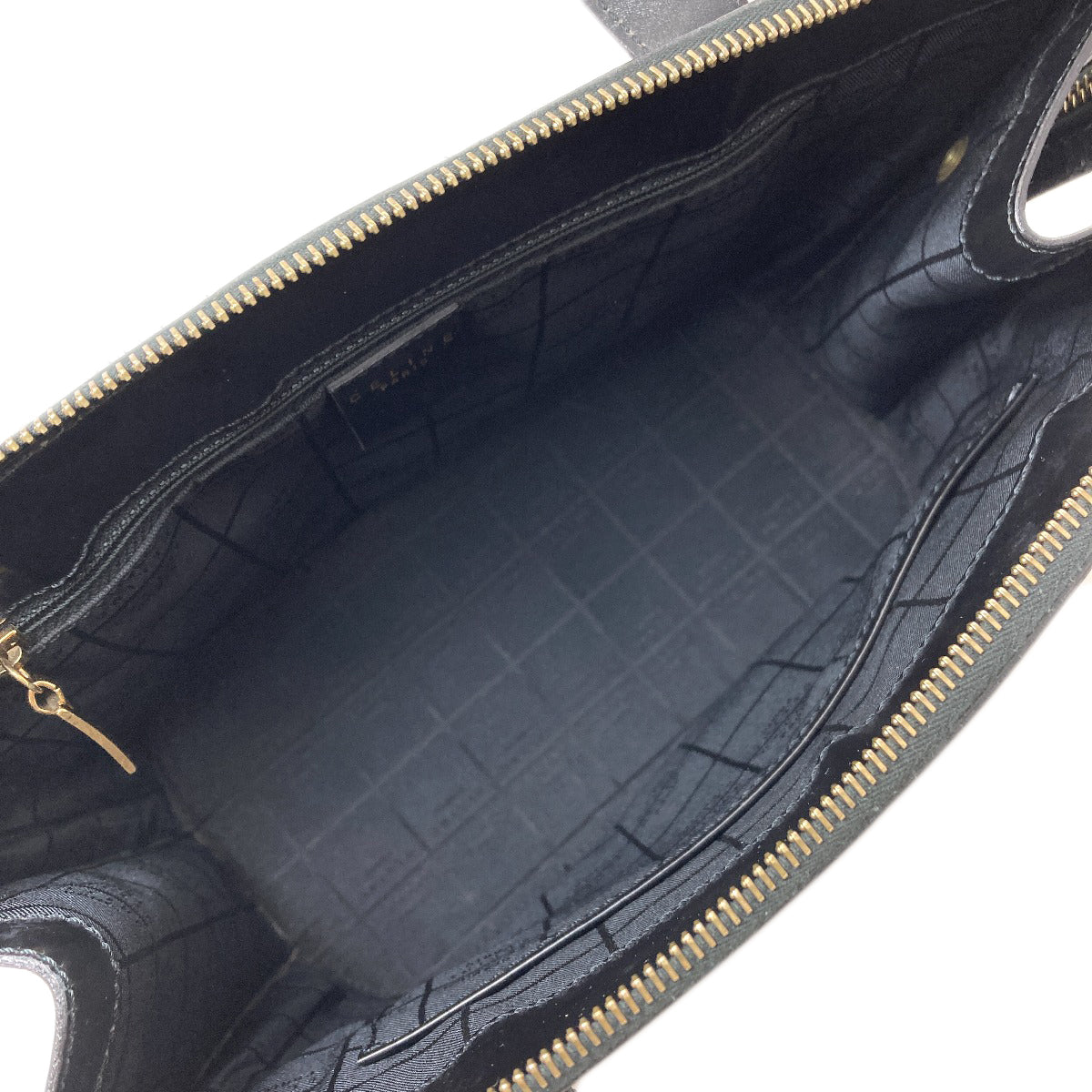 CELINE セリーヌ マカダム トートバッグ エナメル レディース 中古