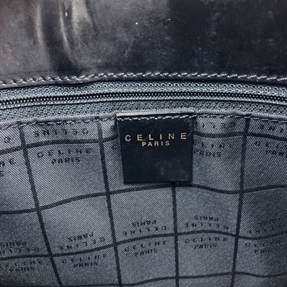 CELINE セリーヌ マカダム トートバッグ エナメル レディース 中古