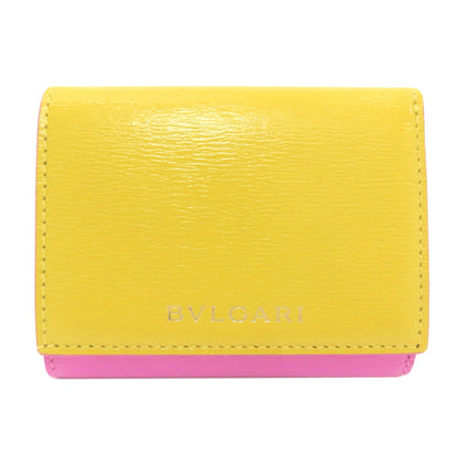 BVLGARI ブルガリ ビーゼロワンチャーム 二つ折り財布（小銭入れあり） レザー レディース 中古